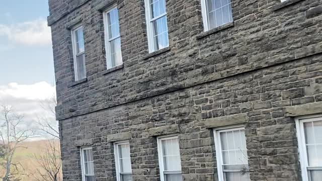 Hawley silk mill,largest bluestone castle in the world. Cocoon coffee shop