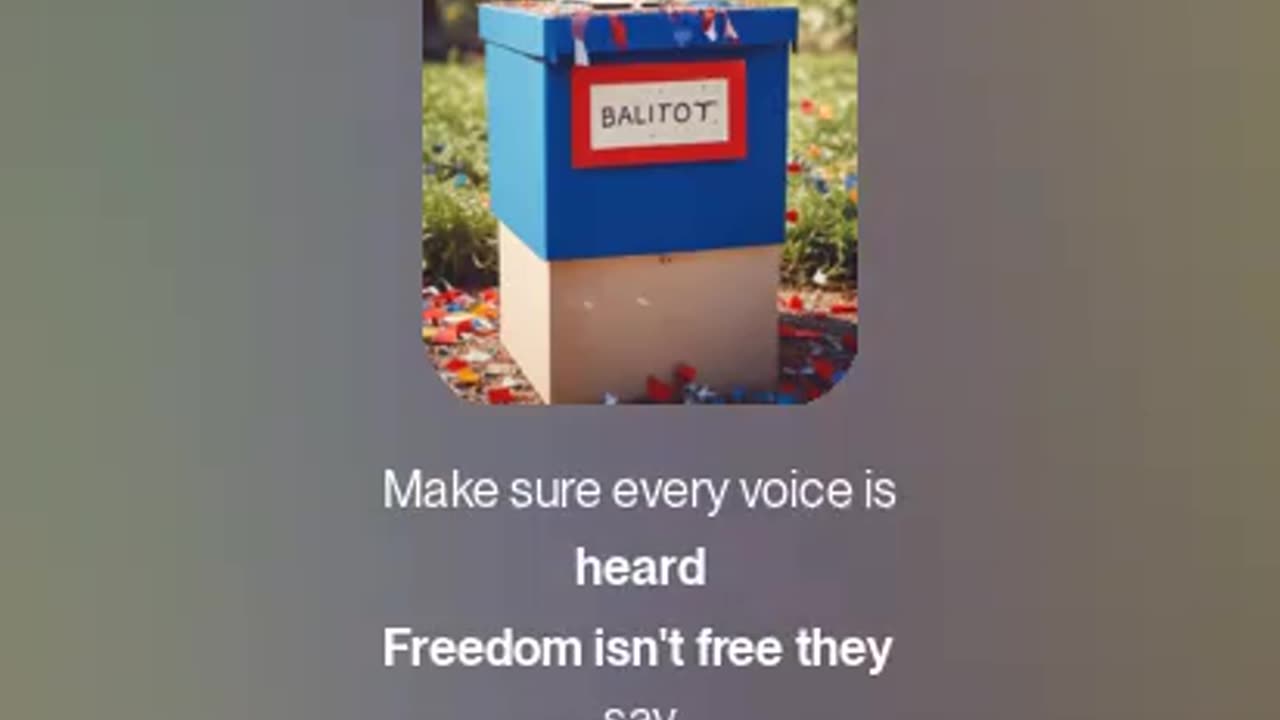 Stand Up and VOTE