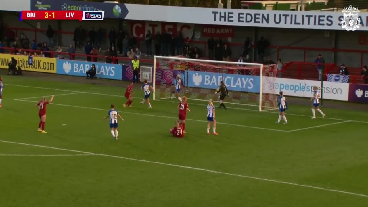 HIGHLIGHTS_ Brighton 3-3 Liverpool FC Women _ Furness heads in late equaliser