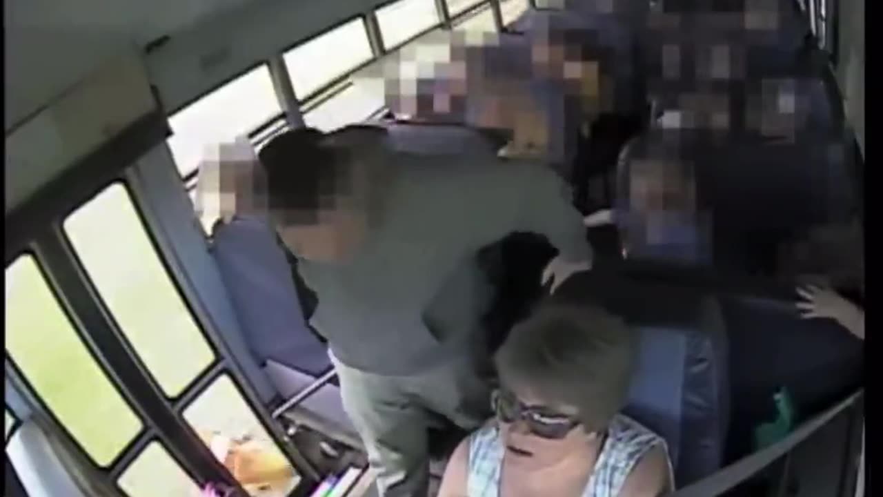 Bus driver traps kid in doors and drags kid down the road