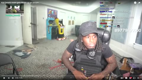 KAI CENATS ROOM GETS BLOWN UP ON STREAM!