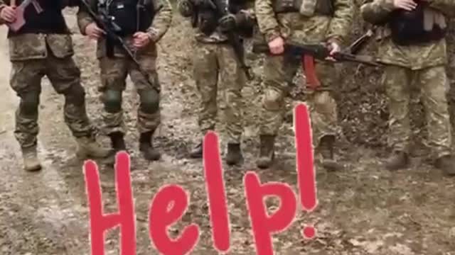 Ukrainians near Bakhmut