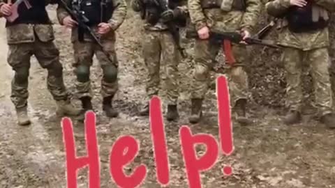 Ukrainians near Bakhmut