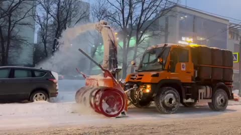 I like their snow clearing system much better than ours