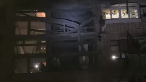 Rockets on Donetsk
