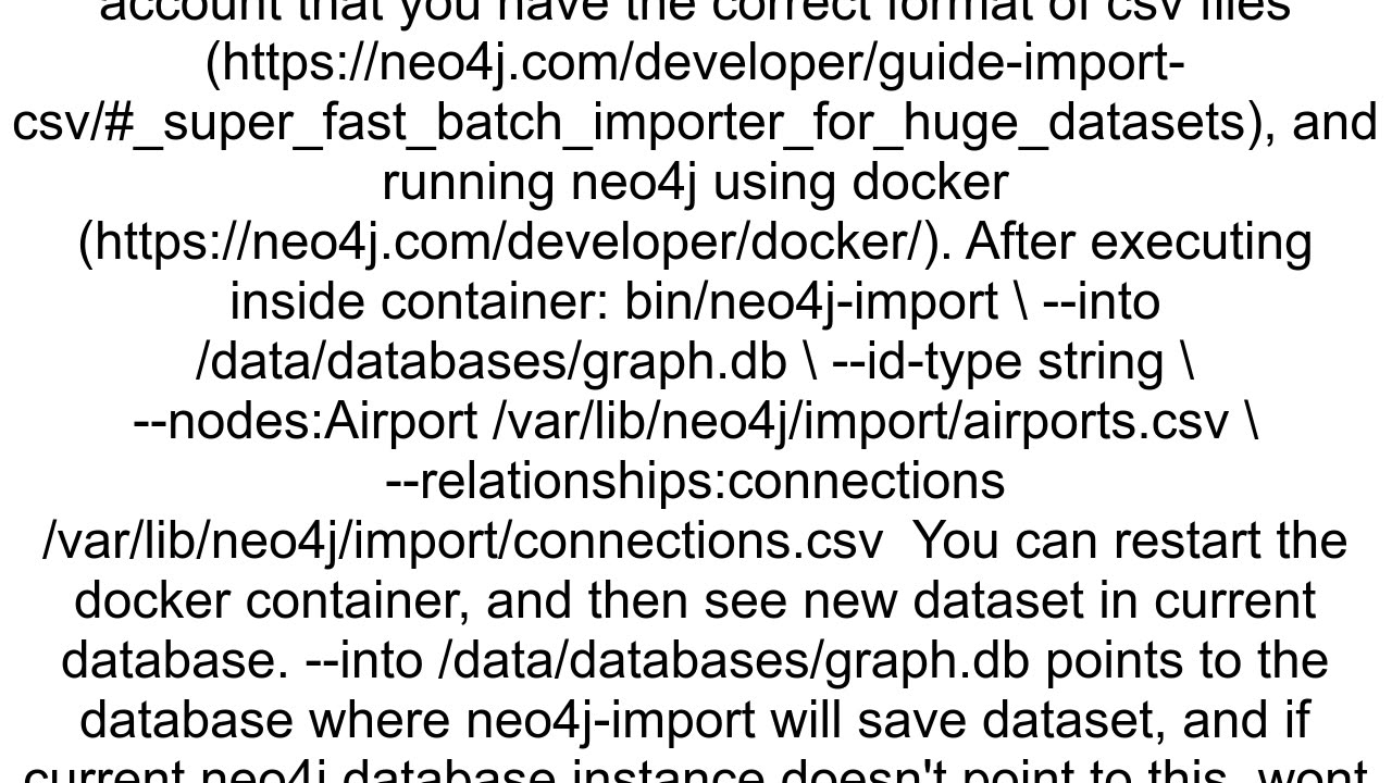 After neo4jadmin import going Ok I can39t see any nodes