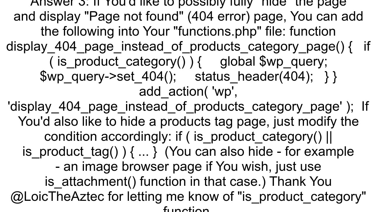 How to disablehide woocommerce category page