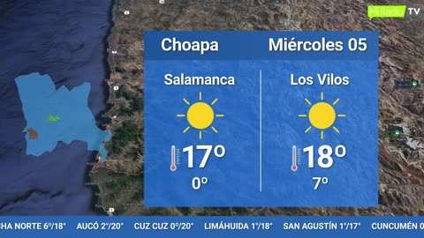 EL TIEMPO EN LA REGIÓN - MIÉRCOLES 05 DE JULIO