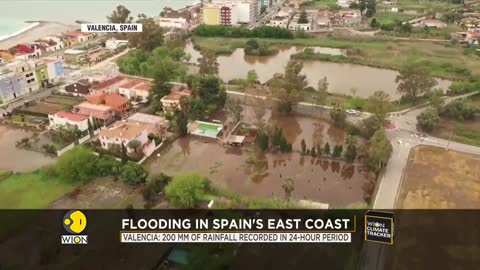 Record-breaking rainfall in Valencia, yellow alert issued in surrounding areas | World News | WION