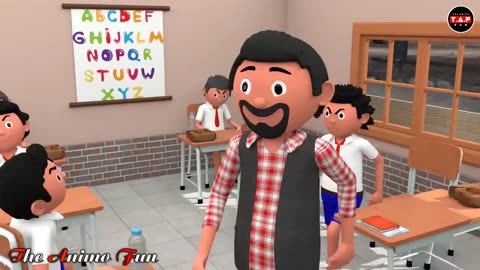 Funny cartoon video