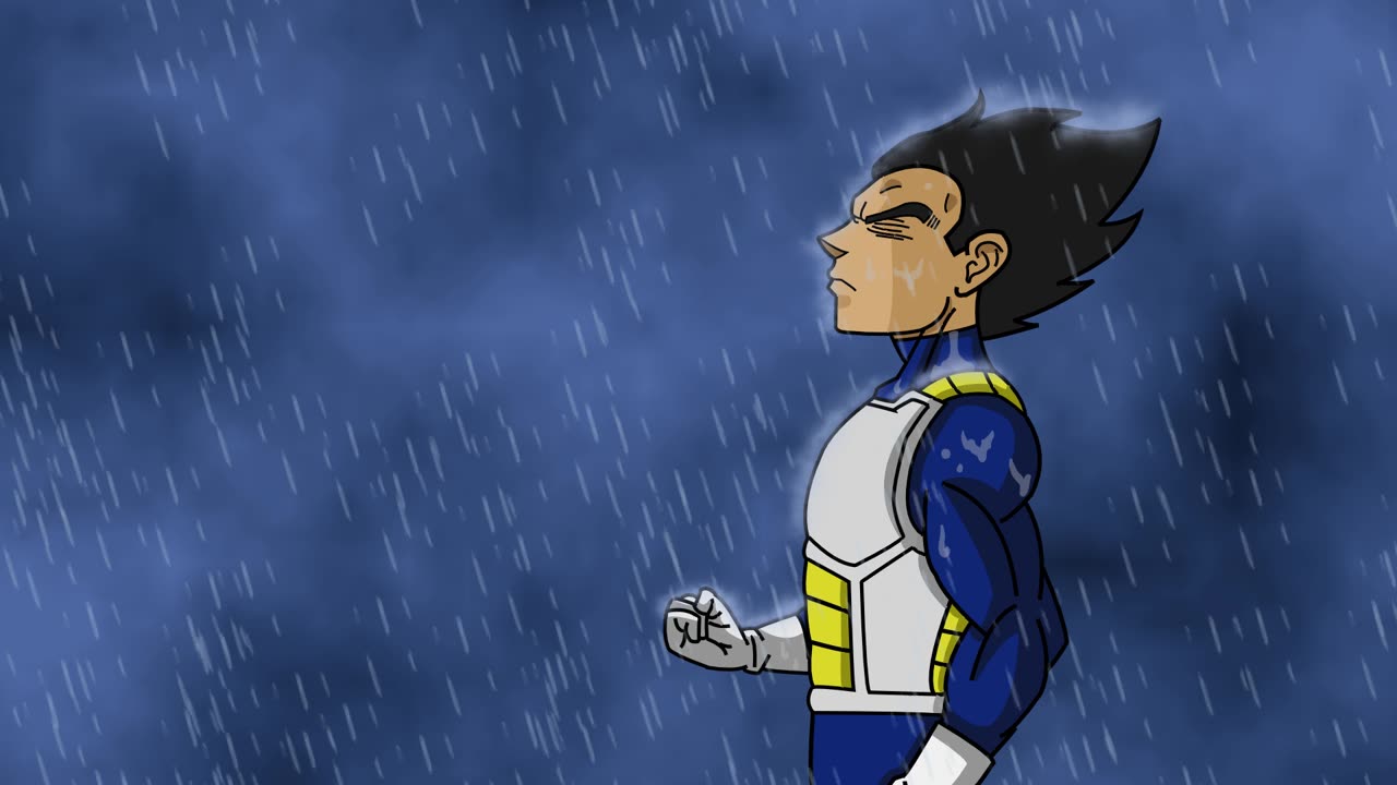 Vegeta Reflecting