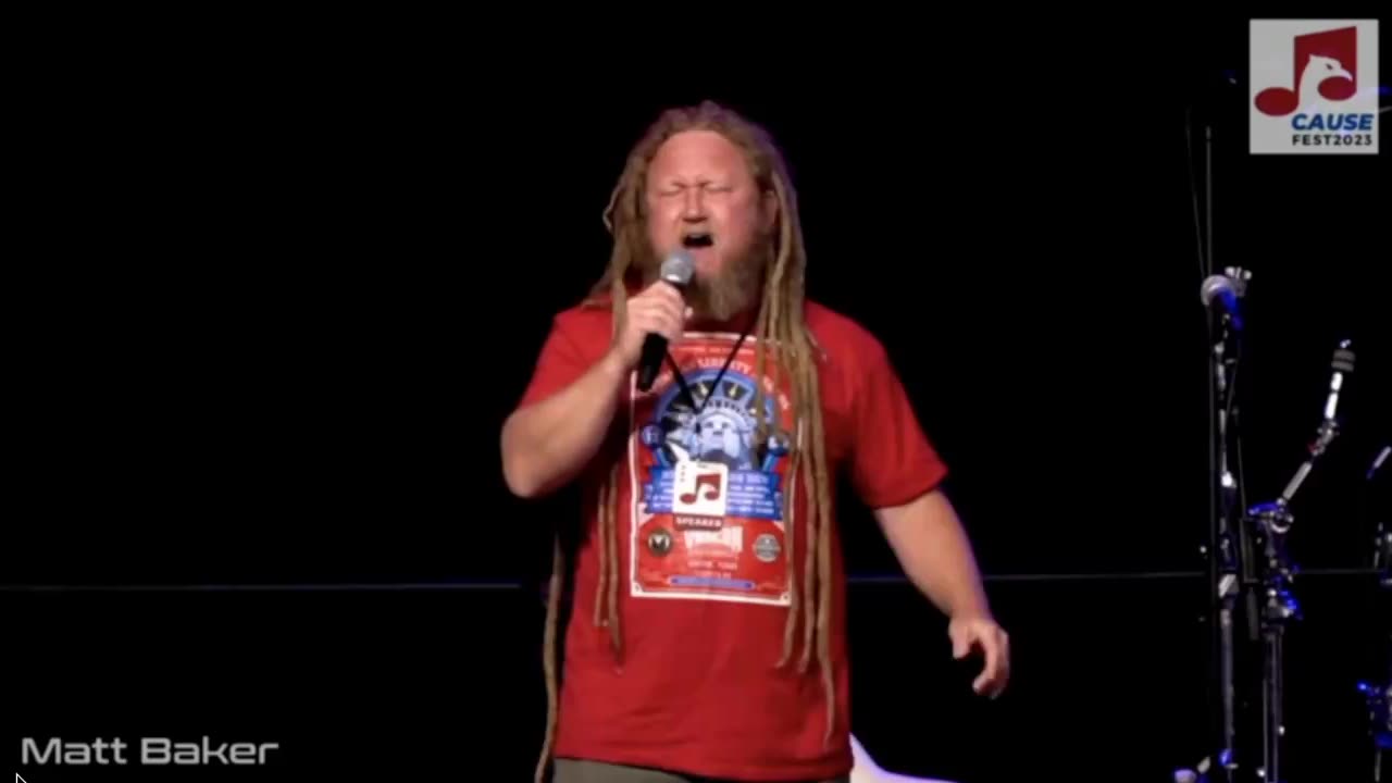 Matt Baker delivers War Cry speech at CAUSE Fest