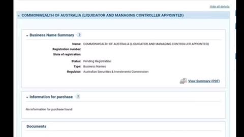 🇦🇺 The Australian government corporation is in liquidation?