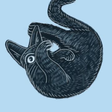 Drawing cute cat. Rysuję kotka!