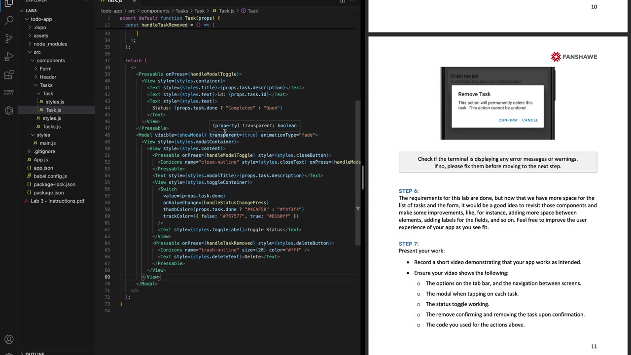 Lab 03 - Cross Platform Dev - Fanshawe