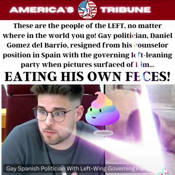 Gay Politician in Spain Resigns After Pics Surface of Him Eating His Own Feces