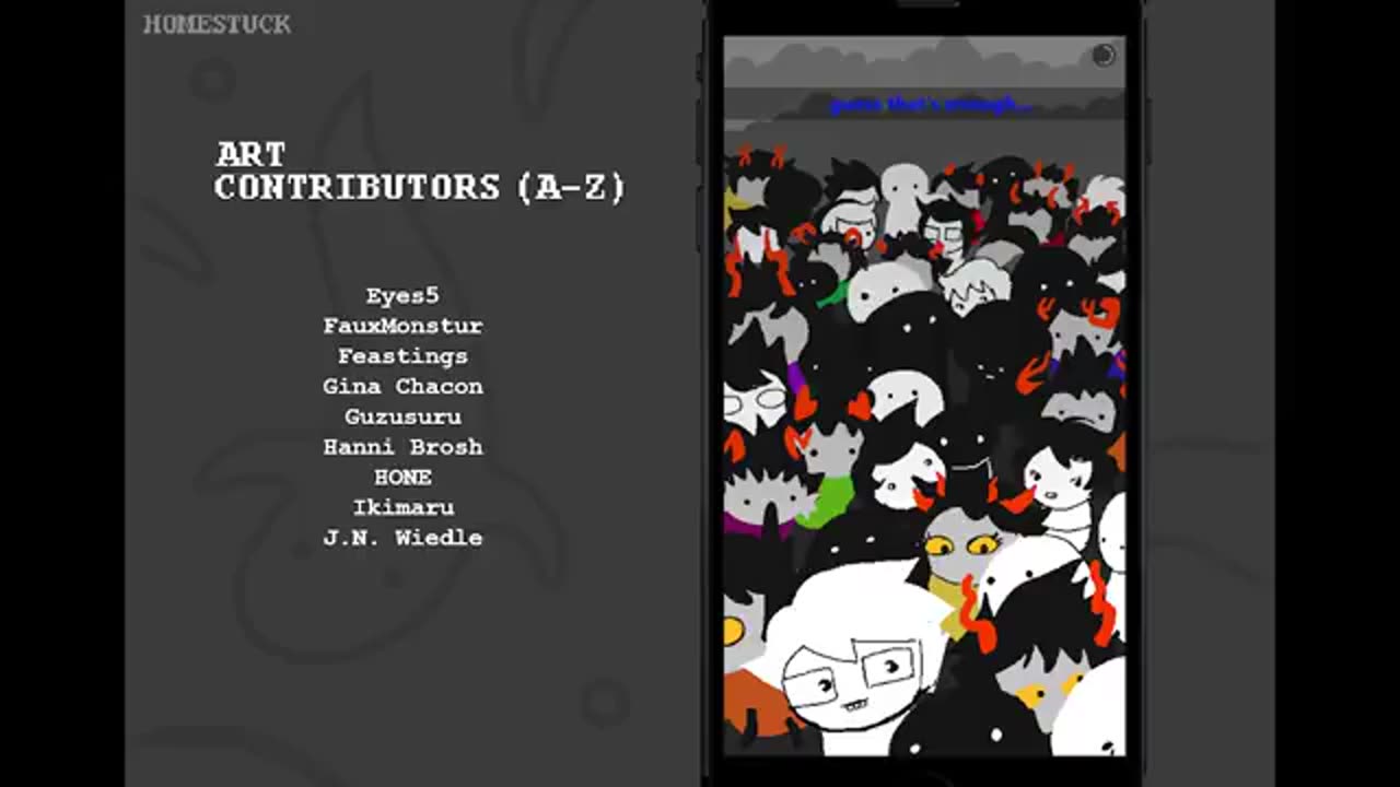 Homestuck End Credits