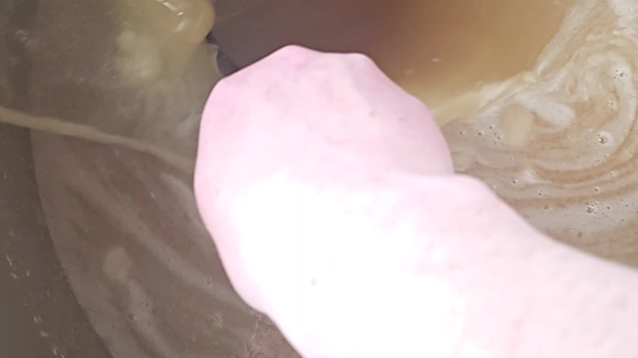 Honey in Super Slow Motion