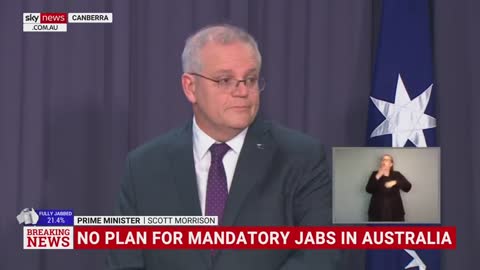 Australian Prime Minister - We do not have manditory vaccination