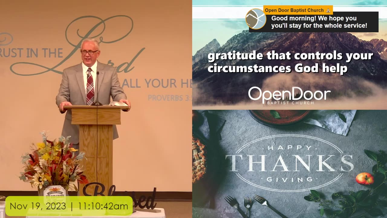 Thanksgiving Sermon: WHY Does Thanksgiving Matter?