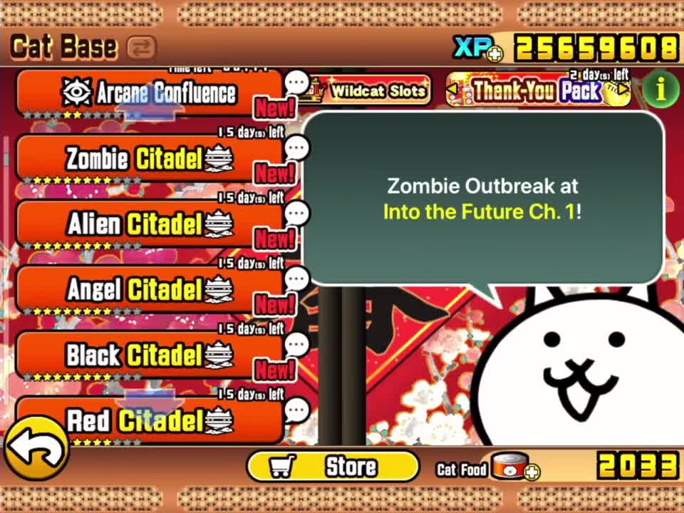 The Battle Cats _ Heavenly Tower - the Zombie Citadel