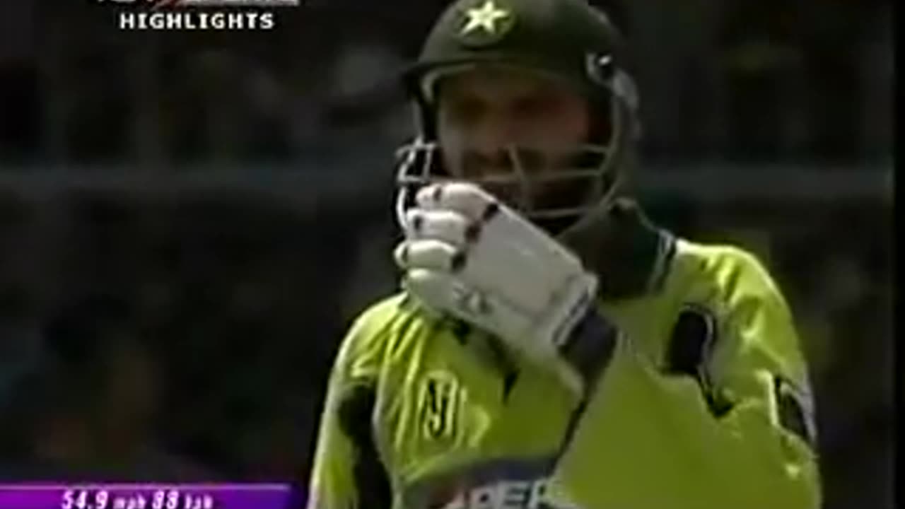 Shahid Afridi 100 on 36 balls Against India == Fastest Hundred