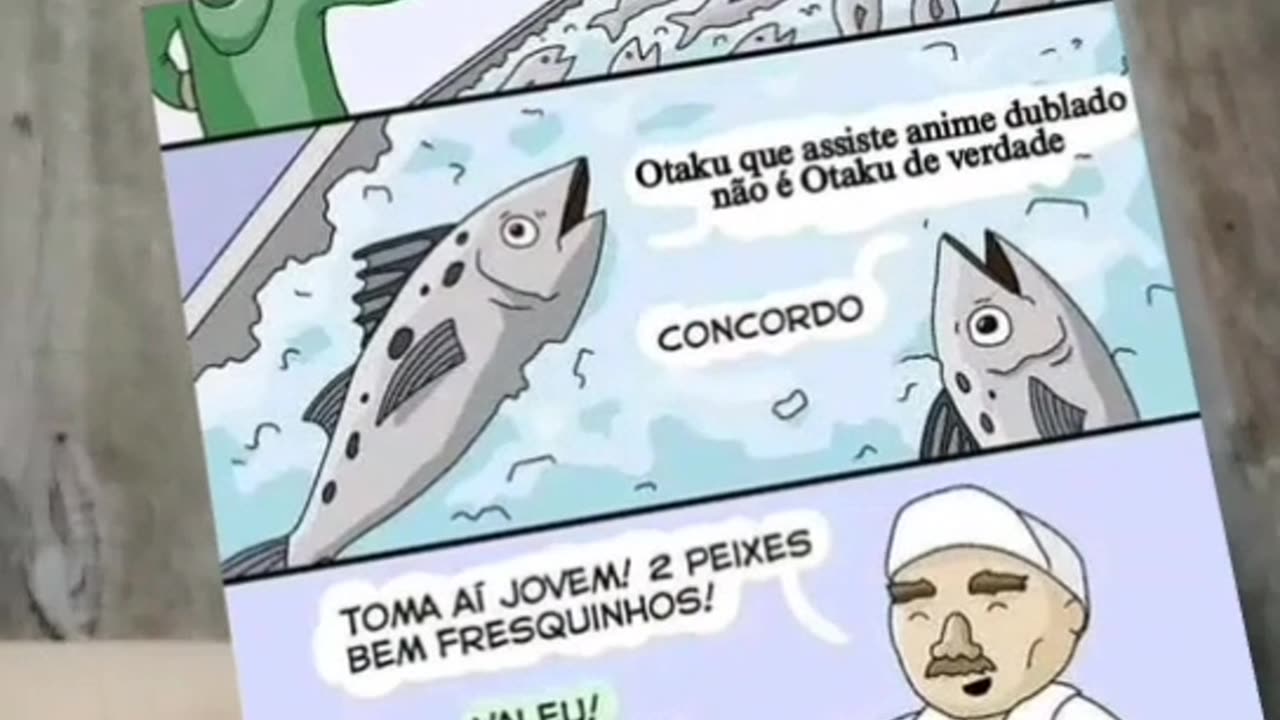 Otaku de verdade kkkkk