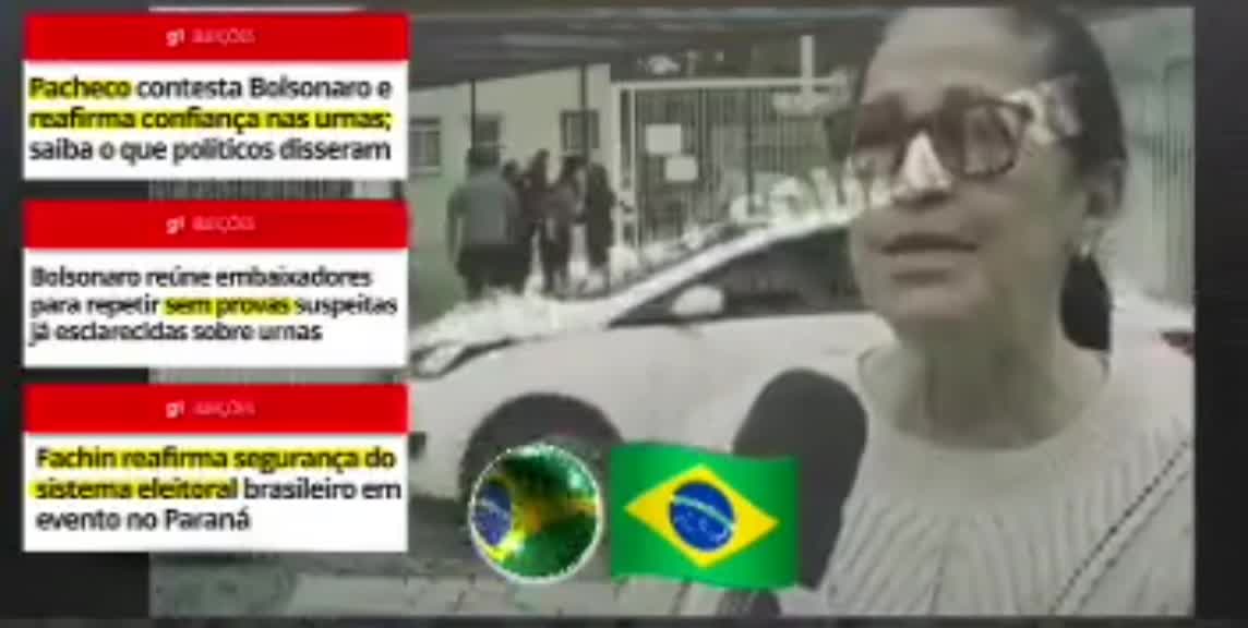 Relatos de problemas na votação