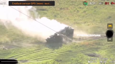 The destruction of the American armored car
