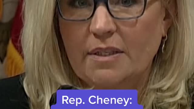 Rep. Liz Cheney said the idea that former President Donald Trump