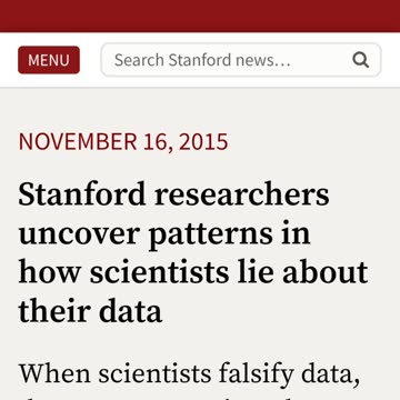 Even experts say science lies!