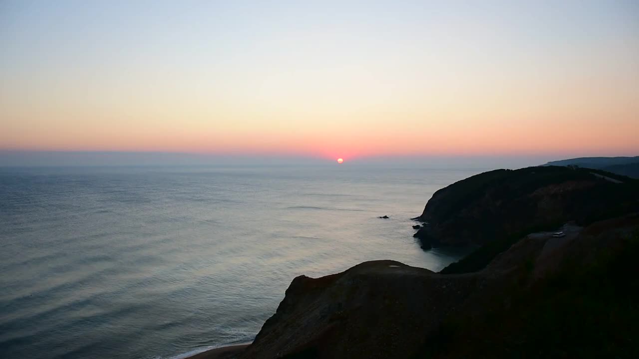 Sunrise on the Beach _ Ocean Waves Sound Free HD Videos for you - no copyright