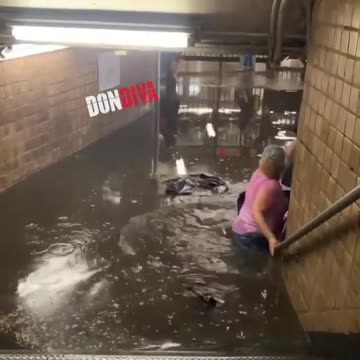 NYC Subway 7-8- 21 she couldn't wait for the next train lol.