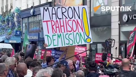 Protests Against Macron Erupt Across France