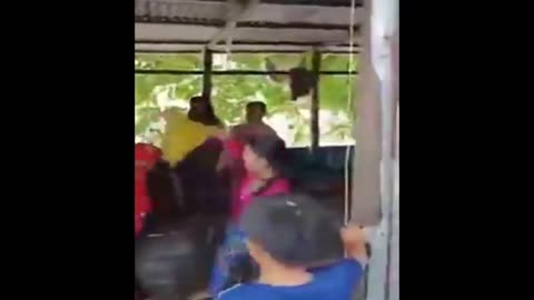 mother-in-law and daughter-in-law fight over washing dishes