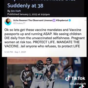NFL Players Collapsing From Vaccine