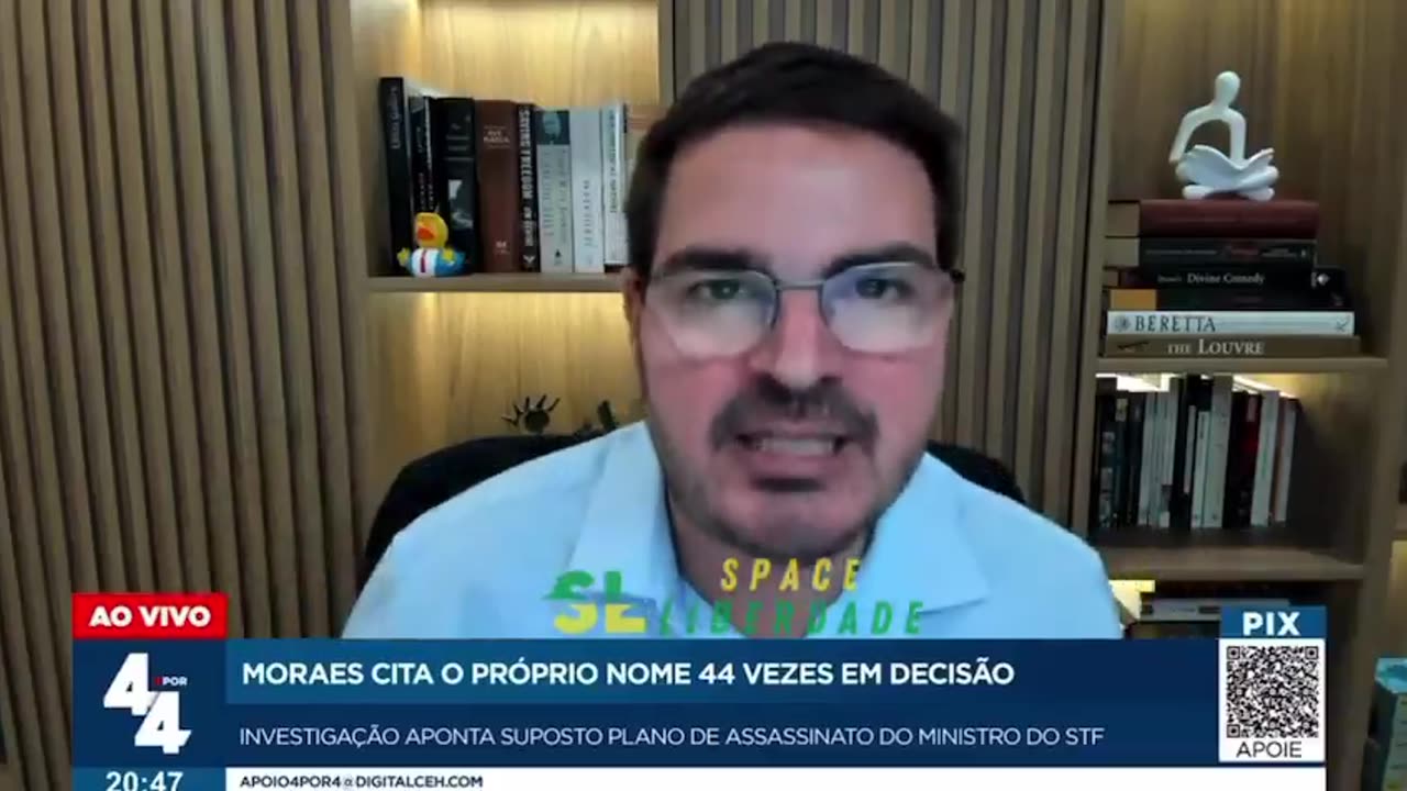 Rodrigo Constantino diz que o único que sofreu atentado no Brasil foi Bolsonaro e Adélio teve seu celular blindado “São mitomaníacos.