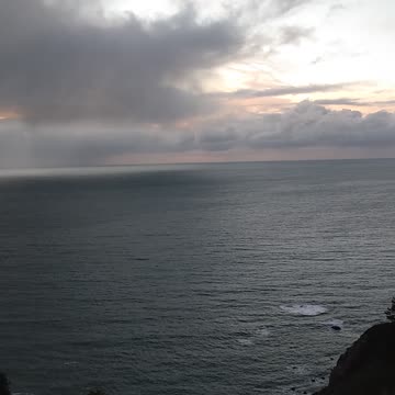 Cloudy California Sunset