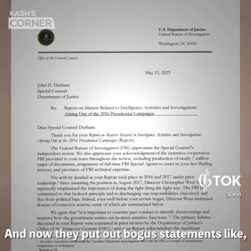 Kash Patel on John Durham