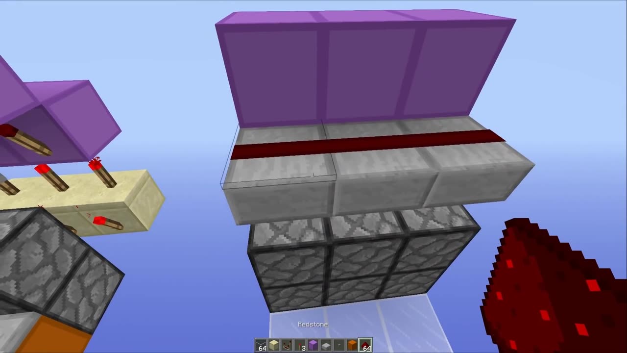 Minecraft: Tiny Silent Button Selector Panel [Day 7]