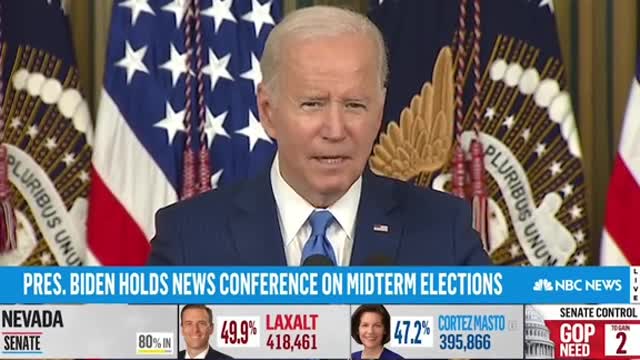 President Biden holds news conference on midterm elections