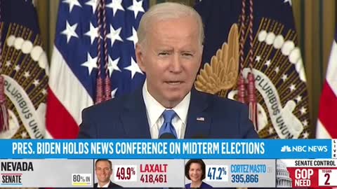 President Biden holds news conference on midterm elections