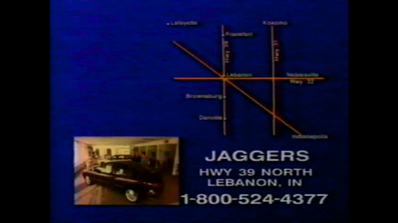 April 2, 1997 - Buy a Car from Jaggers in Lebanon, Indiana