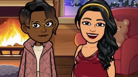 bitmoji Christmas vid