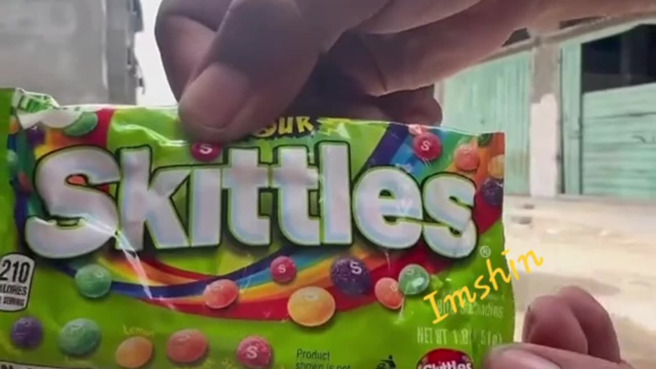 Gaza: April 28, 2024 - Complaining about US air dropping Skittles