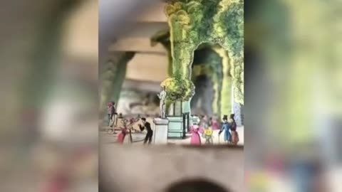 Just neat 200-year-old intricate shadow box.