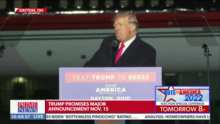 Trump Endorses List of GOP Candidates in 2022 Midterm Elections