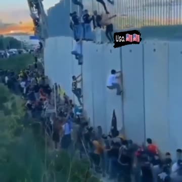 Is this from the Brad Pitt Movie World War Z? Nope. It's our Southern Border