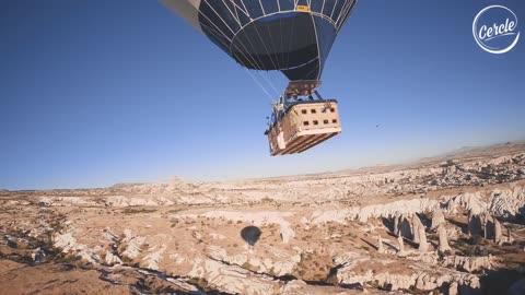 Ben Böhmer above Cappadocia in Turkey for Cercle