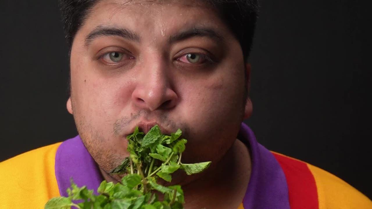 Eating Challenge | ASMR | EATING MINT, BROCCOLI, TURNIP, CARROT eating | Eddy ASMR #asmr